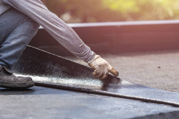 Professional Emergency Waterproofing technician working in Greentown, IN